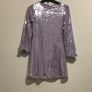 Kids all seqin dress